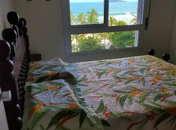 Vista Da Praia! Melhor Local Da Cidade! Guarujá